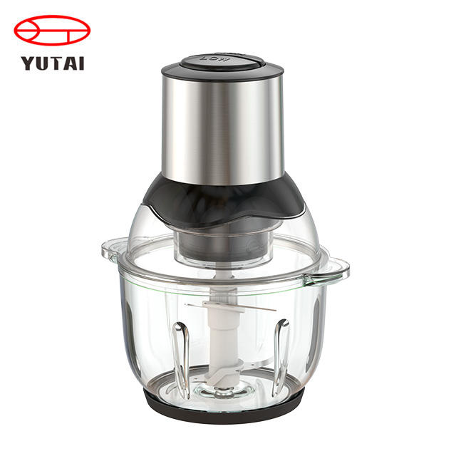 2000ml cozinha novo manual processador de alimentos acessível vegetal alho carne dicer elétrico mini picador de alimentos