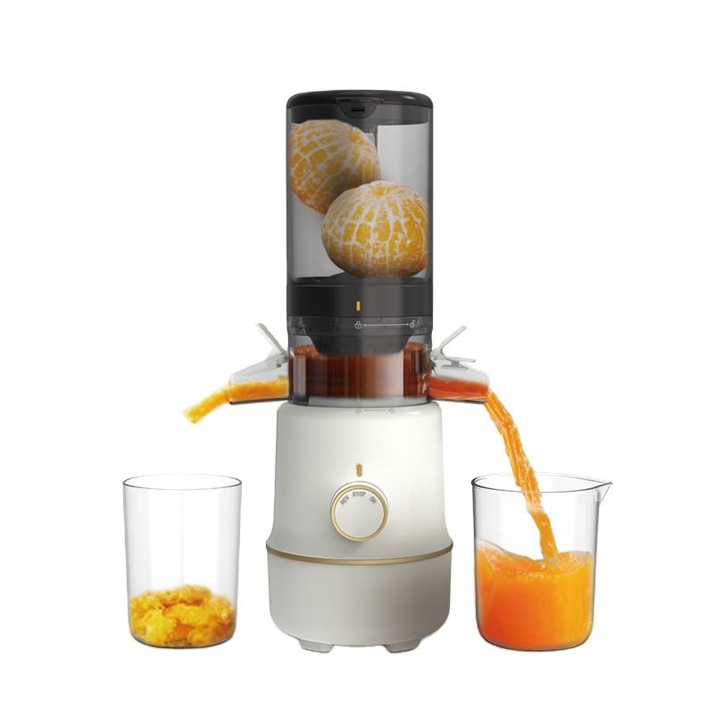 Máquina extratora de espremedor profissional com prensa a frio, espremedor de suco de alto rendimento, espremedor lento com boca grande