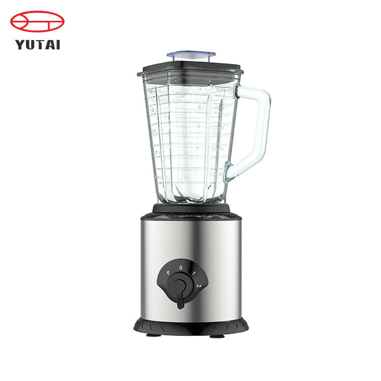 Liquidificador elétrico de 500 W com 2 velocidades e função de picar gelo