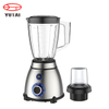 Liquidificador de 5 velocidades com caixa de aço inoxidável para fazer smoothies