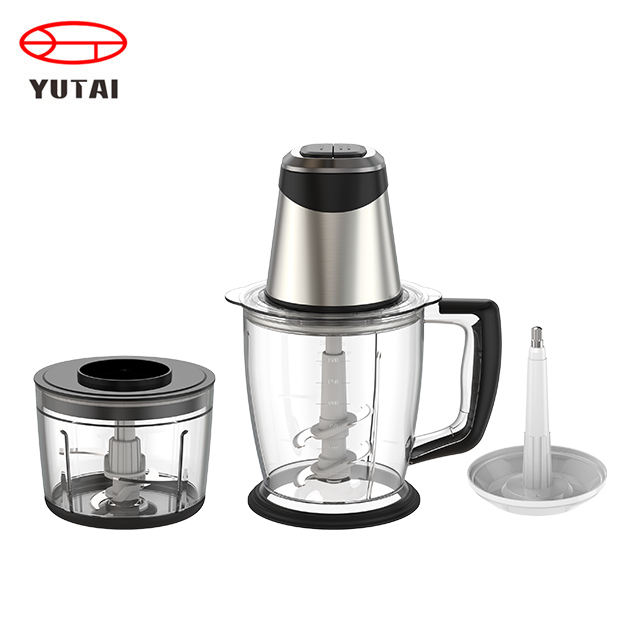 Aparelho de cozinha elétrico 400W, salada, alho, cebola, picador de carne, vegetais, alimentos, picador rápido