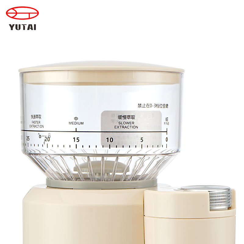 Novo temporizador digital copos display 40mm de aço inoxidável anti-estático espresso cônico rebarba moedor cônico elétrico de grãos de café