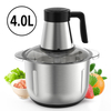 4l multifuncional cozinha processador de alimentos moedores carne chopper automático elétrico aço inoxidável moedor carne para casa