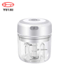 Portátil sem fio usb casa bebê auxiliar alimentos alho cebola carne vegetal cortador processador chopper mini elétrica imprensa de alho