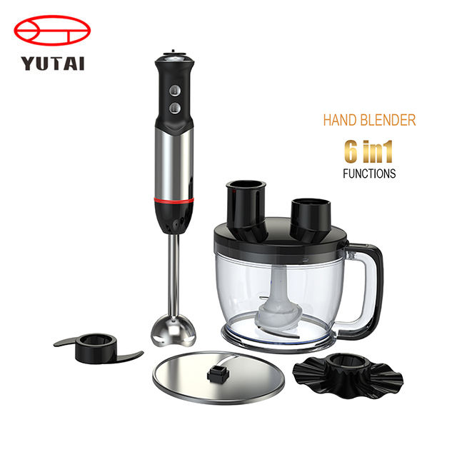 Liquidificador de imersão em aço inoxidável para cozinha comercial com picador