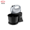 Mini misturador de mão operado por bateria elétrico com 2500 ml de tigela rotativa