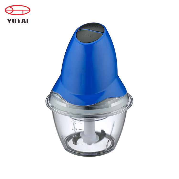 Picador de alimentos profissional de baixo ruído de 300 W, liquidificador com tigela de plástico de 1,5L