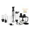 Conjunto de liquidificador poderoso misturador de mão 600w dc multi-purpose liquidificador de imersão stepless velocidade mão vara liquidificador