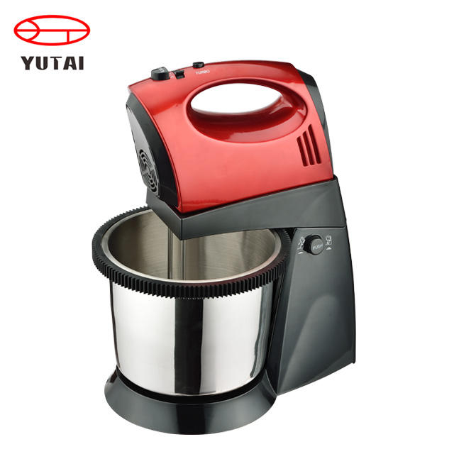 Eletrodomésticos 250 W 5 velocidades Bolo Batedor de ovos ABS Mini cozinha elétrica com função turbo Misturador manual