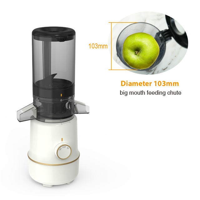 Extrator elétrico profissional comercial de boca grande, prensa fria, frutas, vegetais, espremedor lento