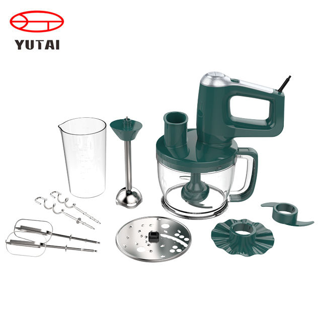Utensílios de cozinha 600W Batedeira manual Batedor de ovos Massa elétrica Multifuncional Misturador manual de alimentos