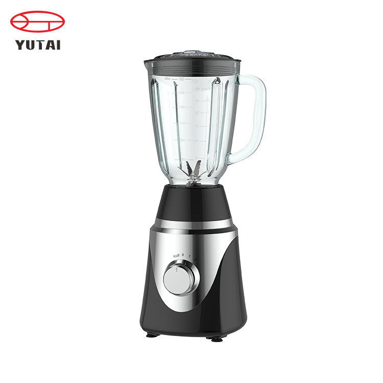 Liquidificador elétrico de frutas / gelo de mesa de alta velocidade com jarra de plástico de 1,5L
