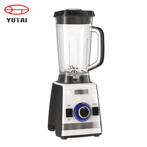 Venda quente 1200w crista de prata comercial potência resistente espremedor de frutas frescas elétrico 2l smoothie misturador liquidificador para casa