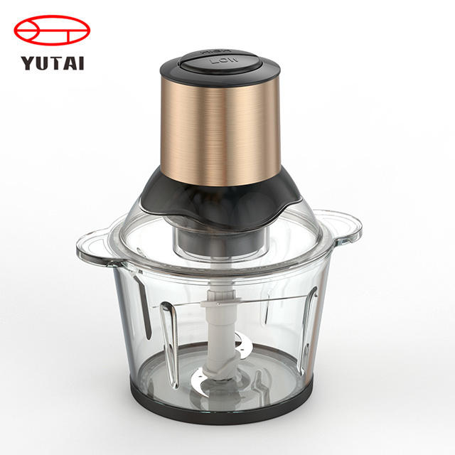 2000ml cozinha novo manual processador de alimentos acessível vegetal alho carne dicer elétrico mini picador de alimentos