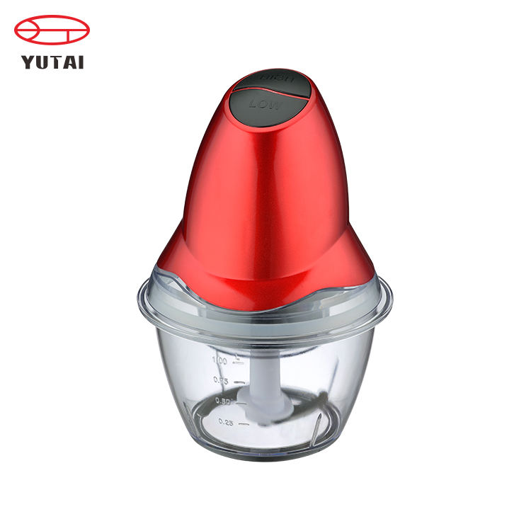 Picador de alimentos profissional de baixo ruído de 300 W, liquidificador com tigela de plástico de 1,5L