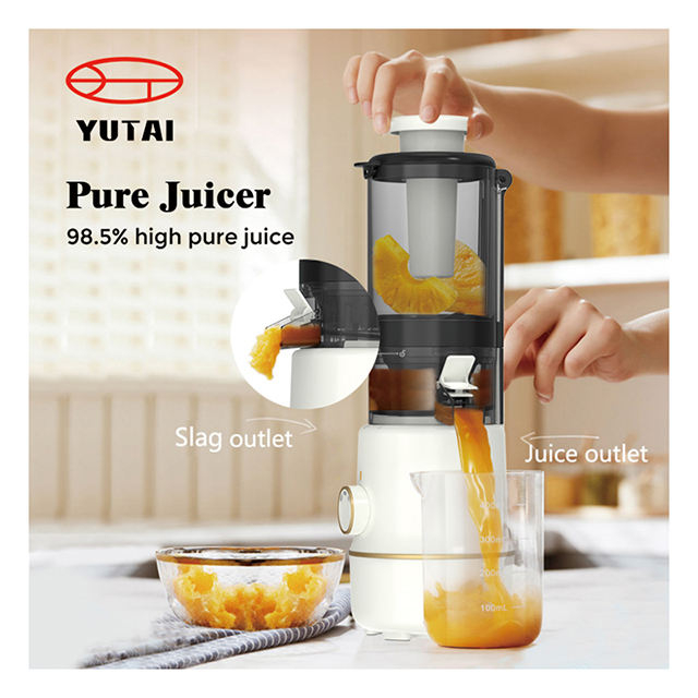 200w boca grande laranja liquidificador elétrico máquina extrator de cenoura imprensa fria profissional comercial espremedor lento