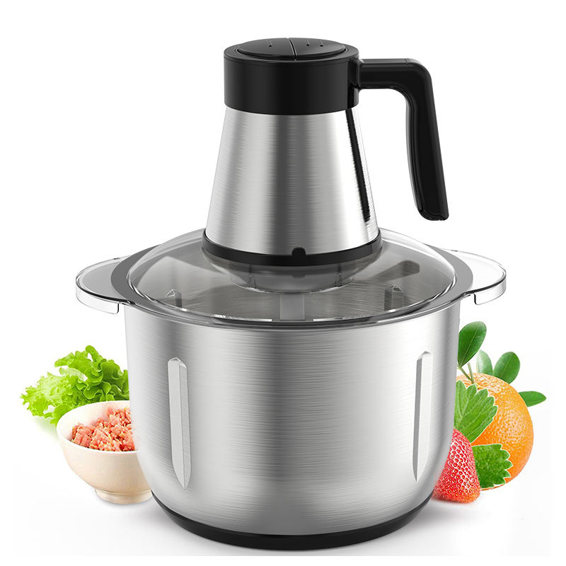 4l multifuncional cozinha processador de alimentos moedores carne chopper automático elétrico aço inoxidável moedor carne para casa