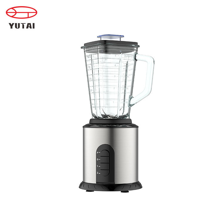 Liquidificador elétrico comercial de 1,5 litros para gelo/frutas/leite de soja