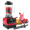 Venda quente 2 em 1 cozinha comercial resistente doméstico espremedor de frutas frescas liquidificador elétrico prata crista smoothie liquidificador