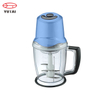 Mini picador elétrico de alimentos de alta potência 500w com 2 lâminas