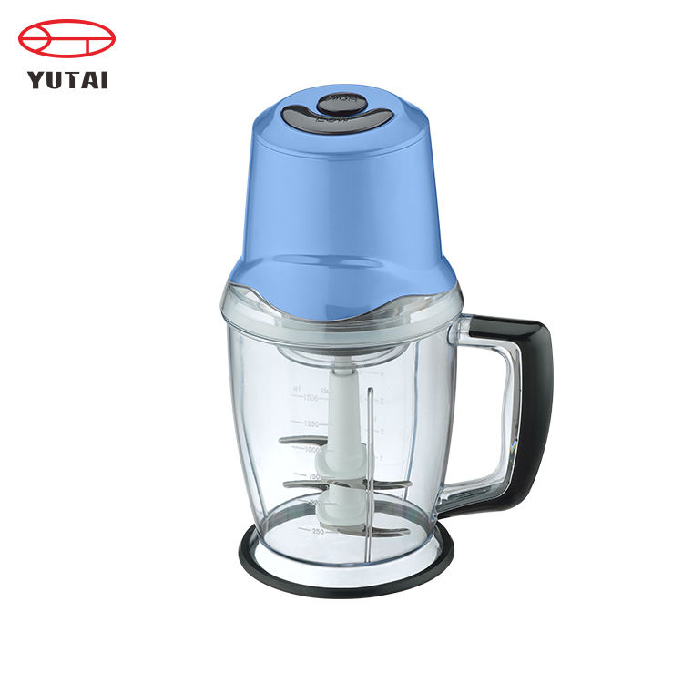 Mini picador elétrico de alimentos de alta potência 500w com 2 lâminas