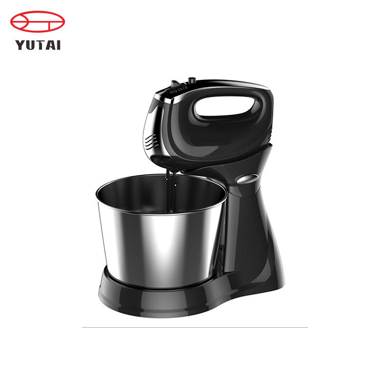 Novo design misturador elétrico de suporte de alimentos com tigela giratória 1l misturador de cozinha