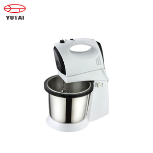 Batedeira para comida de 250 W, batedeira para mesa de 5 velocidades com tigela