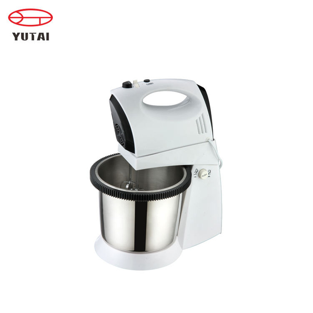Batedeira para comida de 250 W, batedeira para mesa de 5 velocidades com tigela