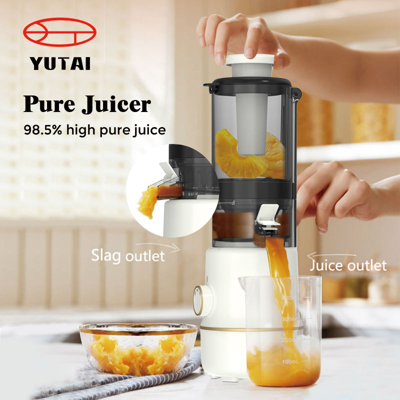 Boca grande comercial frutas vegetais imprensa fria máquina extrator espremedor de mastigação lenta