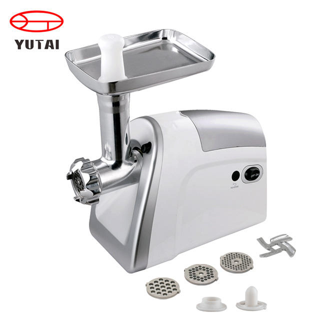 Máquina moedora de carne comercial elétrica doméstica 1000W mini picadora de carne