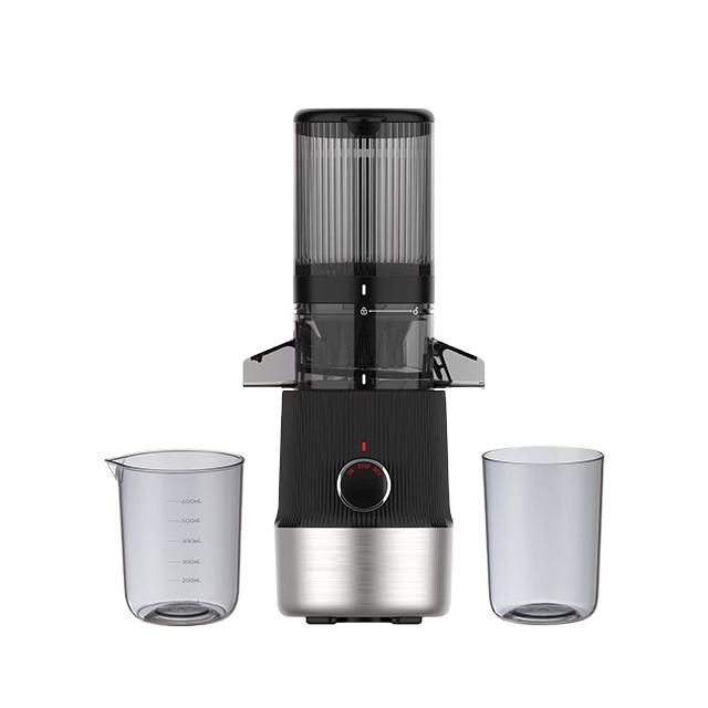 Tomada de fábrica fácil de instalar boca grande de alta qualidade original alta pureza frutas imprensa fria máquina espremedor lento