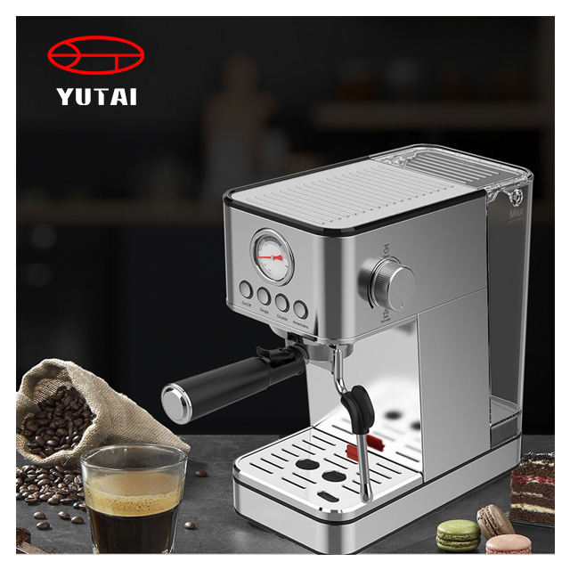Máquina de café expresso elétrica automática profissional de primeira qualidade com tanque de leite na china