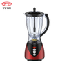 Distribuidor de eletrodomésticos elétricos domésticos 1500ML liquidificador elétrico de mesa para jarras de vidro