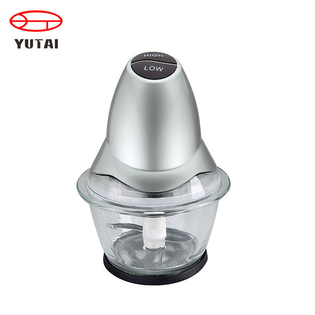 Picador de alimentos profissional de baixo ruído de 300 W, liquidificador com tigela de plástico de 1,5L