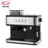 Máquina automática de café expresso italiana, sistema de água quente, máquina de café expresso com moedor e espuma de leite automática