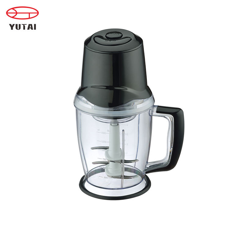 Mini picador elétrico de alimentos de alta potência 500w com 2 lâminas