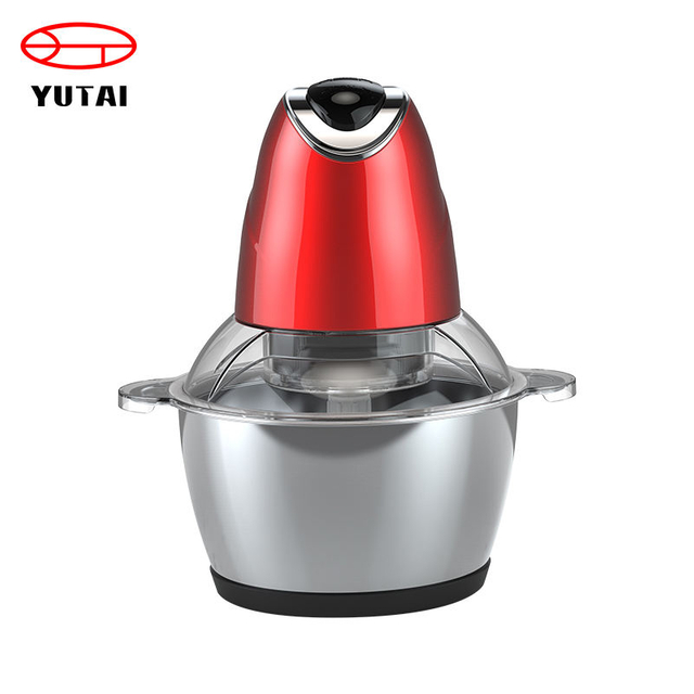 Processador de alimentos elétrico multifuncional de lâmina dupla de aço inoxidável picador de vegetais