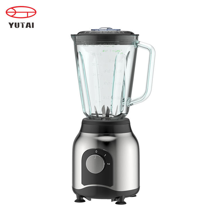Venda direta da fábrica para uso doméstico liquidificador elétrico de frutas com jarra de aço inoxidável