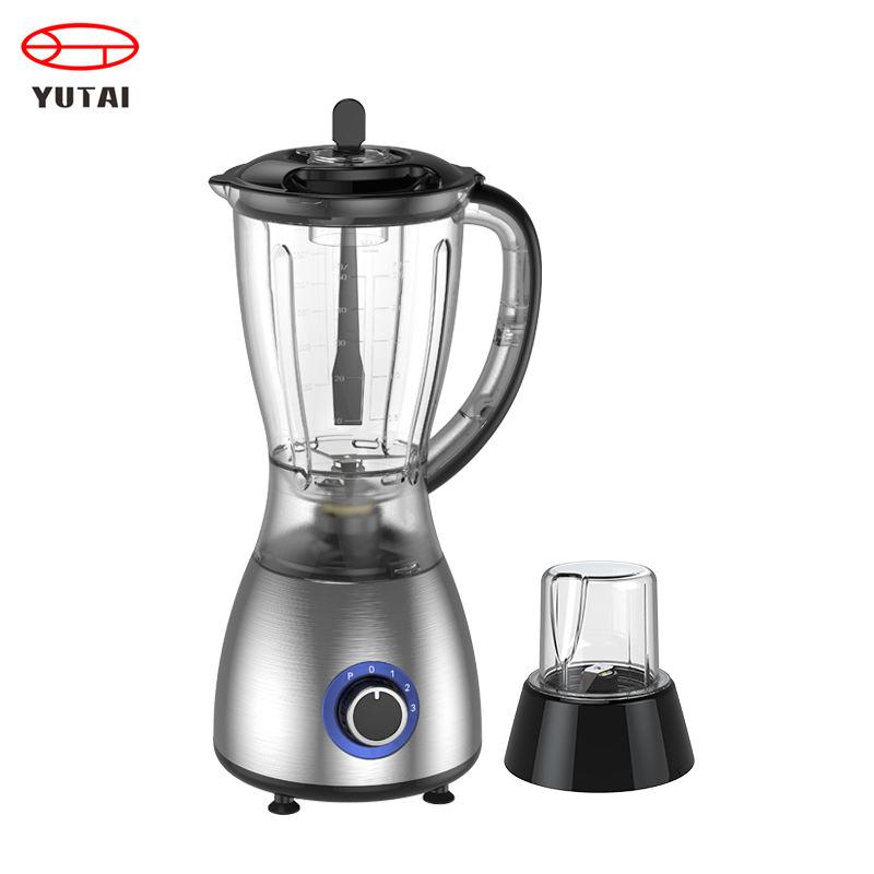 Liquidificadores de sopa de aquecimento de venda quente de 1,5L/liquidificador comercial de alta velocidade 600w recipiente de material de vidro transparente