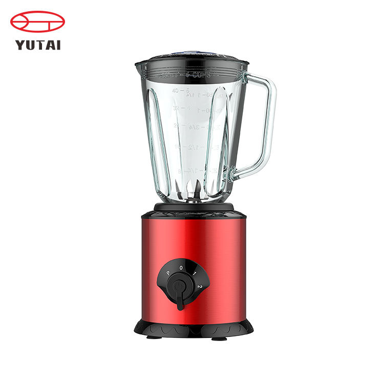 Liquidificador elétrico de 500 W com 2 velocidades e função de picar gelo