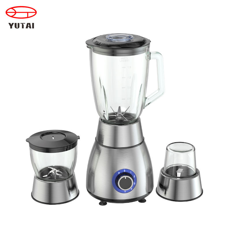 Cozinha profissional 5 velocidades de aço inoxidável comercial usado liquidificador espremedor misturador moedor picador de vegetais liquidificador