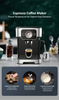 Casa comercial cafeteira semiautomática expresso italiano espumante de leite cappuccino café espresso máquina de café com preço de fábrica