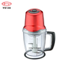 Mini picador elétrico de alimentos de alta potência 500w com 2 lâminas