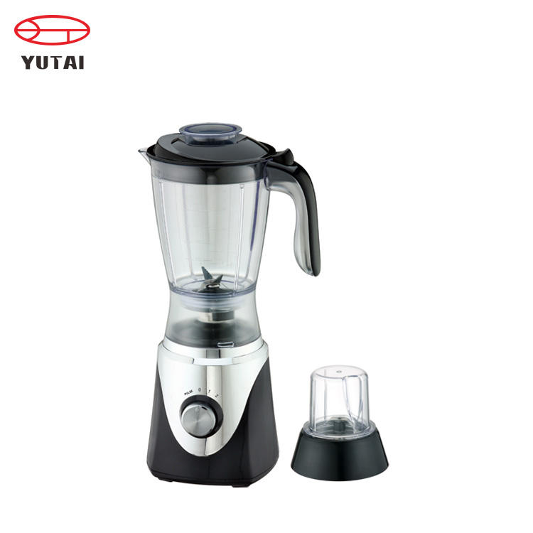 Liquidificador elétrico de frutas / gelo de mesa de alta velocidade com jarra de plástico de 1,5L
