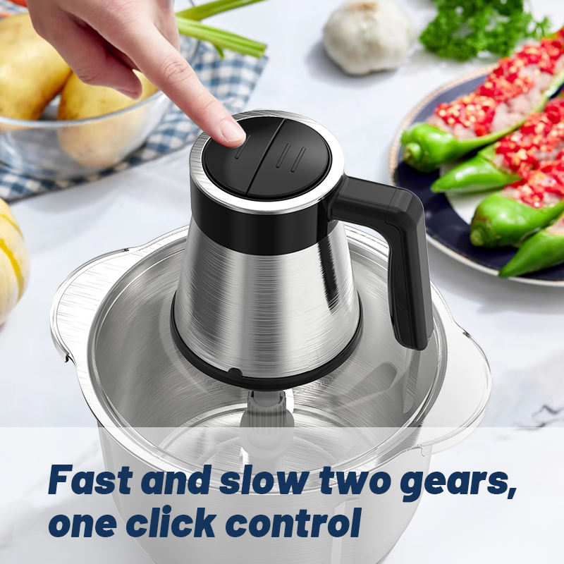 4l multifuncional cozinha processador de alimentos moedores carne chopper automático elétrico aço inoxidável moedor carne para casa