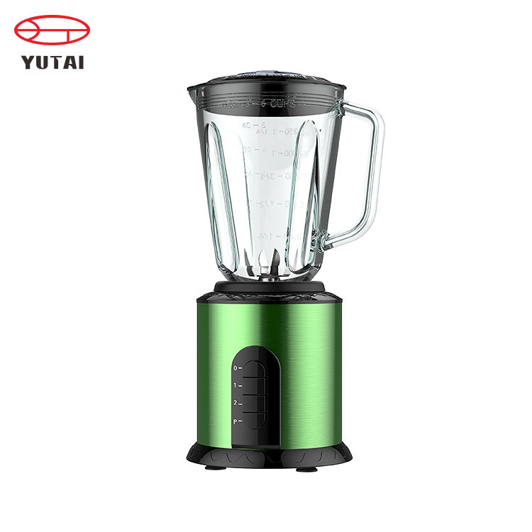 Liquidificador elétrico de 500 W com 2 velocidades e função de picar gelo